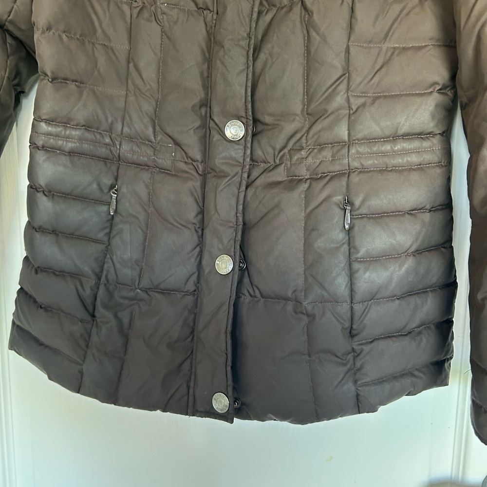 Esprit Brown Quilted Puffer Jacket - Picture 5 of 5